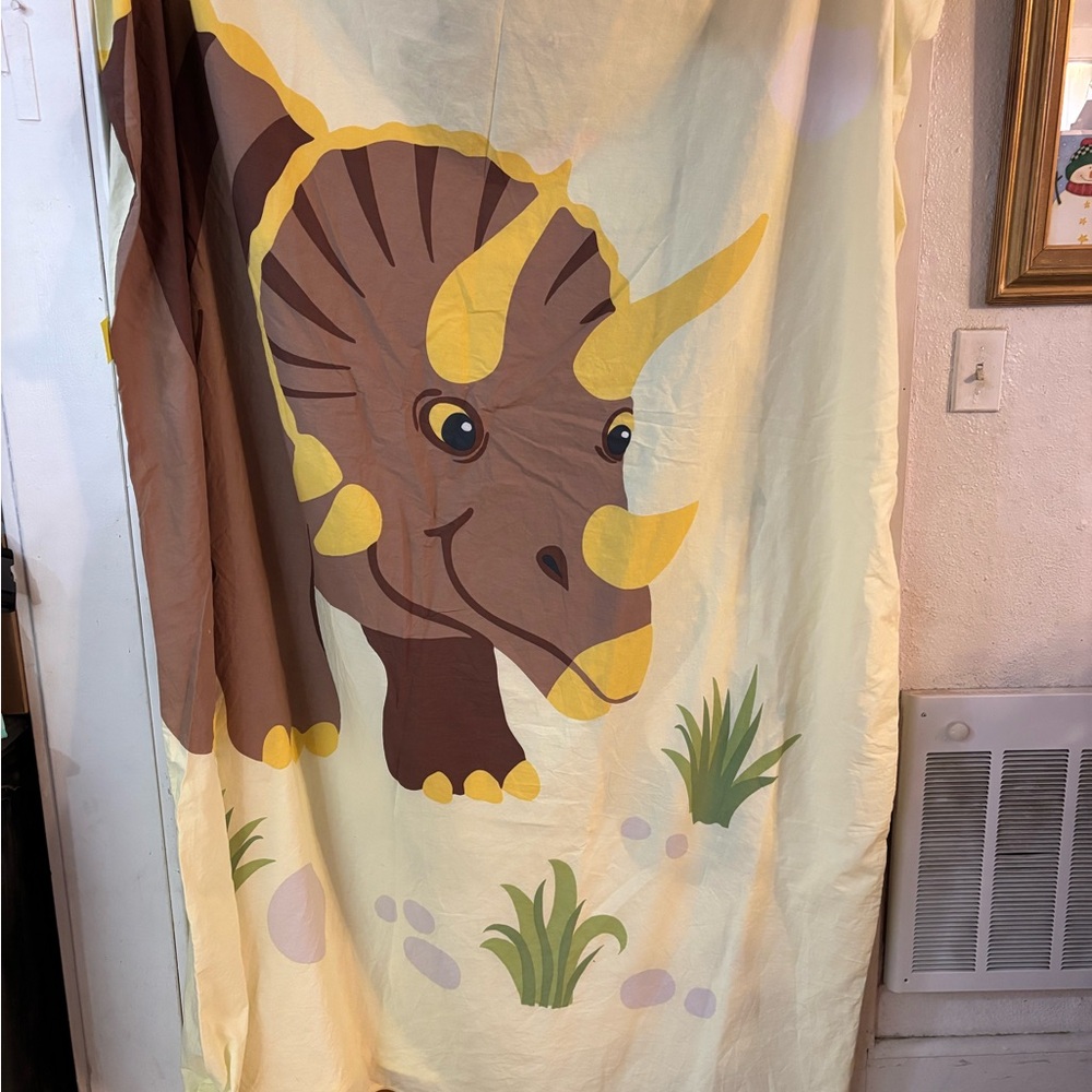Kid’s Dinasour Duvet cover. Twin.  T Rex.